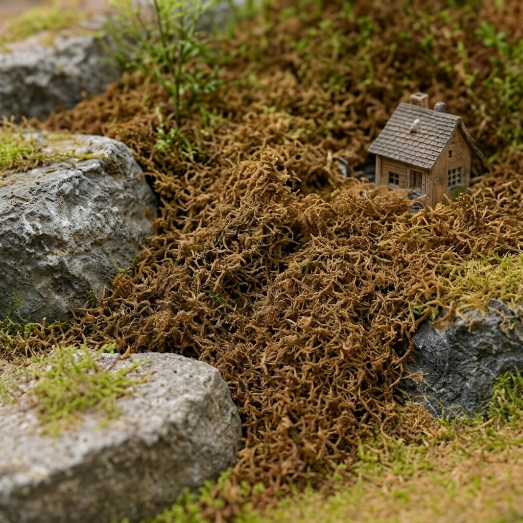 มอสเทียมสำหรับตกแต่งต้นไม้กระถ - Sphagnum Moss Dry บทวิจารณ์และราคา